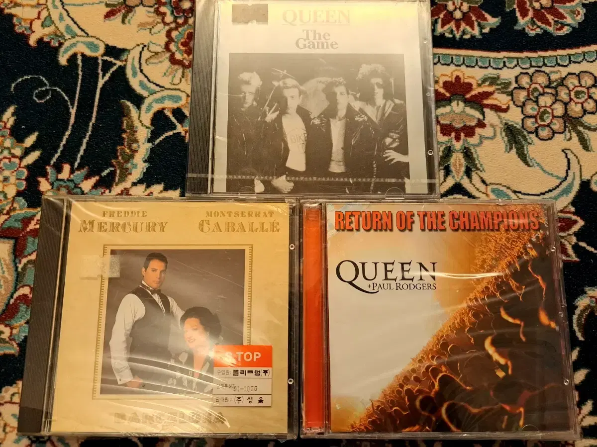 퀸 QUEEN 프레디머큐리 CD 3종류 미개봉 새것